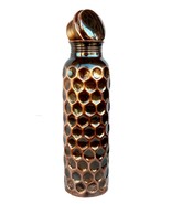 Cobre Agua Botella Antiguo Buscando Corte de Diamante Diseño 950ML Capac... - €22,46 EUR