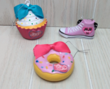 Jojo Siwa Lot 3 Christmas Tree Ornaments Donut cupcake High top sneaker ... - $9.00