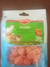 Kaytee Fiesta Strawberry Flavor Yogurt Chips for Small Animals, 3.5-oz bag - £19.57 GBP
