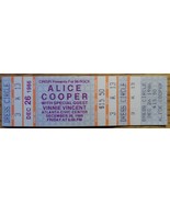 Alice Cooper 1986 Ticket Stub with Vinnie Vincent Atlanta Civic Center x... - $13.03 CAD