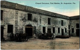 Chapel Entrance Fort Marion St Augustine Florida Postcard  - £5.81 GBP