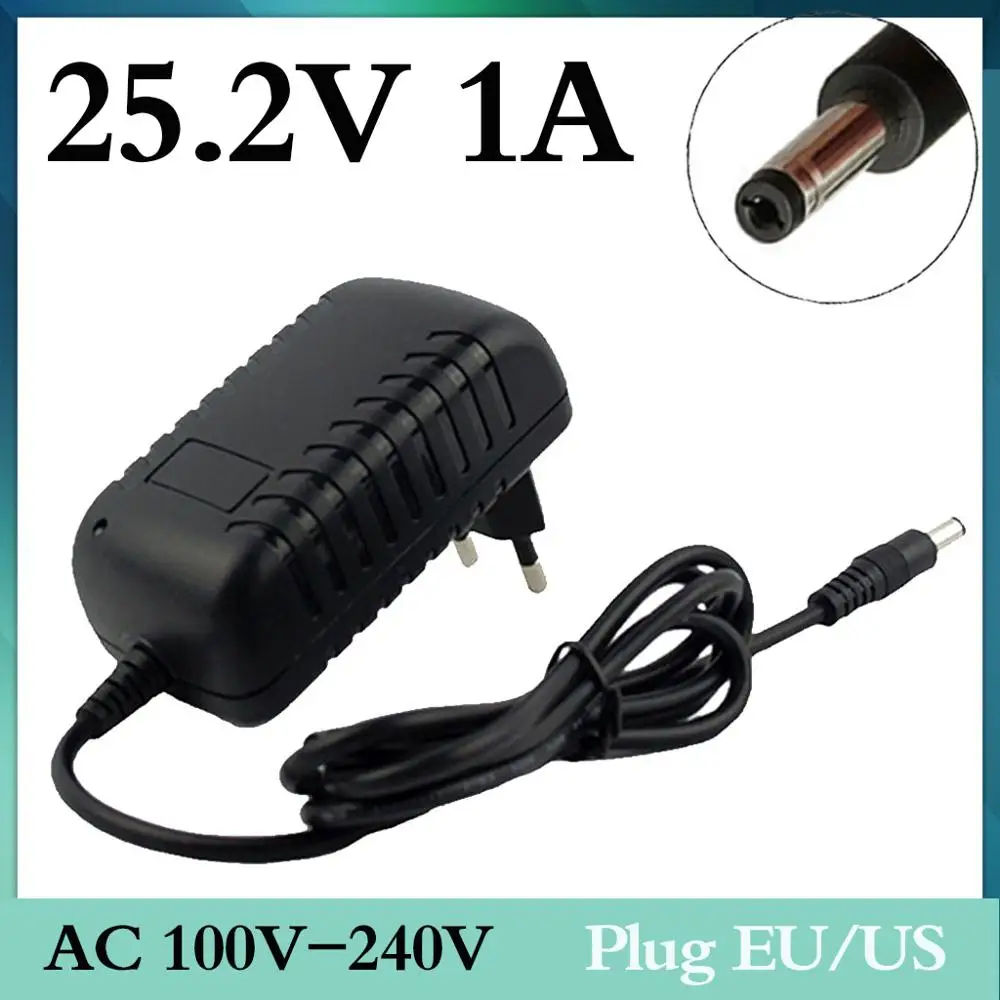 1 pc best price 25.2 V 1000mA 1A 5.5 * 2.1mm Universal AC DC power supply wall a - £76.67 GBP