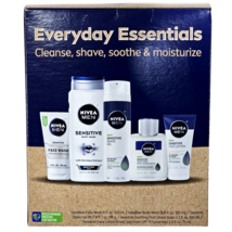 Nivea Men Everyday Essentials Set Cleanse Shave Gel Soothe Moisturize Bo... - £31.37 GBP