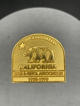 70th Anniversary California Rifle and Pistol Association  Hat Lapel Pin - $19.80