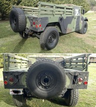 Military Humvee Spare Tire Carrier Tailgate Mount + 50-70% Spare Tire M998 M1038 - £274.63 GBP