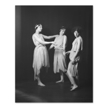1924 Barnard College Group Dancers with Miss Larsen by Arnold Genthe Photo Print - £13.30 GBP+