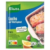 Knorr Creamy SALMON with spinach spice packet  1ct/ 2 portions- FREE SHIP - £4.75 GBP