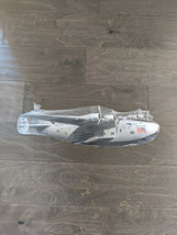 18&quot; HUGE USA Pacific Clipper 3d cutout plane jet USA STEEL plate display... - £58.40 GBP