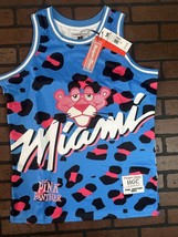 Pink Panther / Miami Azul Headgear Classics Camiseta de Baloncesto ~ Nun... - $65.10