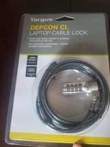 Targus DEFCON CL Notebook/Laptop Coiled Cable Lock PA410U Brand New - £16.26 GBP