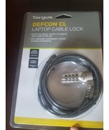 Targus DEFCON CL Notebook/Laptop Coiled Cable Lock PA410U Brand New - $392.88 MXN