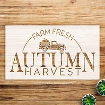 Farm Fresh Autumn Harvest Stencil for Walls and Crafts, Vintage Pumpkin ... - $14.69+