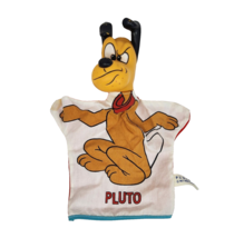 VINTAGE DISNEY PLUTO DOG HAND PUPPET SQUEAKER SQUEAKS STUFFED ANIMAL PLU... - $37.05