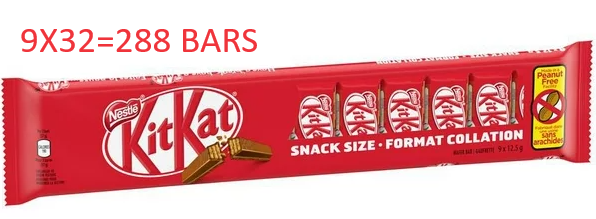 288 Nestle KITKAT Mini kit kat chocolate bars bites treats Bulk sweet candy. - $147.50