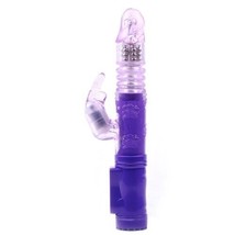 Rabbit Vibrator With Thrusting Motion Purple with Free Shipping - £69.86 GBP