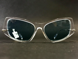 Burberry Sunglasses B4408 3024/80 Clear Silver Cat Eye Frames with Blue ... - $118.79