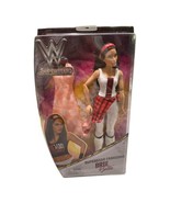 WWE Superstars Brie Bella Doll Deluxe Fashion Figure 12” Peach Dress 201... - £39.33 GBP