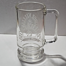 George Killian’s Irish Red Glass Beer Mug D Handle 5 5/8&quot; Tall - $13.98
