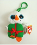 New 2015 Ty Baby Beanies Shivers 3.5&quot; Plush Key Clip - $182.00 MXN