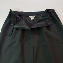 Delicia Back Zipper Women's Black Front Slit Long Skirt Sz 12 Measured Waist 30" image 7