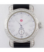 MICHELE Diamante IN Acciaio Inox CSX Orologio Al Quarzo da Donna W / Pelle - €947,42 EUR