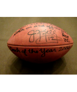 JIM KELLY BUFFALO BILLS HOF 02 STAT SIGNED AUTO WILSON DUKE FOOTBALL JSA... - €344,09 EUR