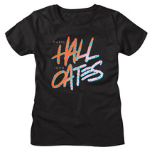 Hall &amp; Oates 80s Pop Logo Women&#39;s T Shirt Bigger Than Both of Us Daryl John - £20.71 GBP+