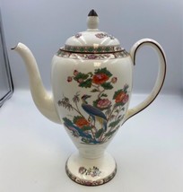 Wedgwood Bone China KUTANI CRANE Coffeepot Made in England - £143.87 GBP