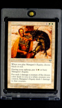 1996 MTG Magic The Gathering Mirage Mangara&#39;s Equity Uncommon Vintage White Card - £1.79 GBP