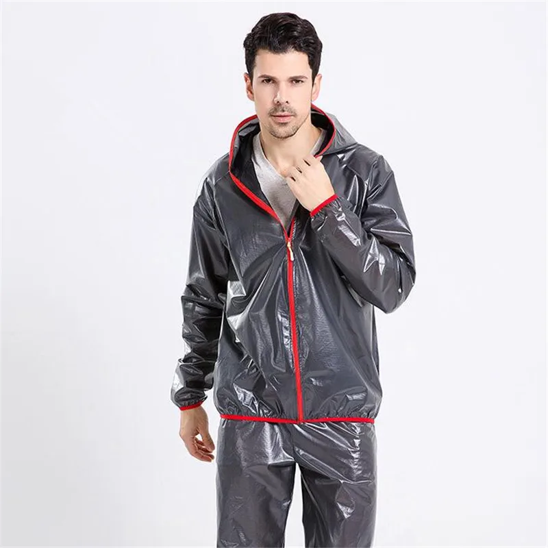 Sporting Waterproof Cycling Men Bicycle Rain Jacket Outdoor Raincoat Bike Hooded - £37.80 GBP