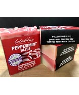 5 NEW Handmade Artisan Bar Soap Lola Blue USA Peppermint  Cocoa Shea VEG... - $20.44 CAD