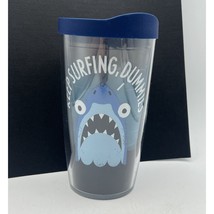 David Olenick Keep Surfing, Dummies Shark Insulated Tumbler Beach Surfer RARE - $28.04