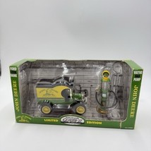 Vintage John Deere 1912 Model T Ford Coin Bank Wayne Gas Pump Limited Ed... - $40.50