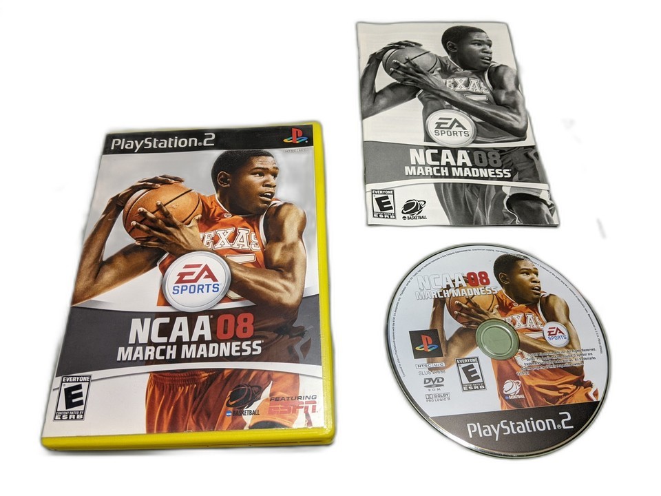 NCAA March Madness 08 Sony PlayStation 2 Complete in Box - $6.74
