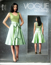 Vogue V1732 Misses 6 to 14 Fitted Skirts Uncut Sewing Pattern - $23.11