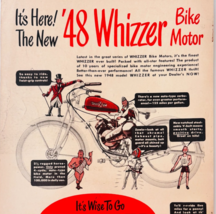 1948 Whizzer Motorcycle Advertisement Motor Bike Transportation Vintage ... - $561.41 MXN