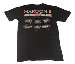 Maroon 5 North America Tour 2013 Black Graphic Band T-Shirt Size S New image 6