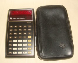 Texas Instruments SR40 calculator with  Case - £7.39 GBP