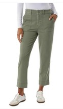 32 Degrees Womens Pants Green Ankle Stretch Twill Cropped Pockets Heavyw... - $42.99