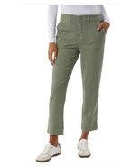 32 Degrees Womens Pants Green Ankle Stretch Twill Cropped Pockets Heavyw... - €36,89 EUR