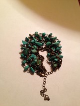 turquoise beaded multi strand bracelet - £31.46 GBP