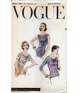 1950s Vintage Vogue 8862 Blouses Bust 36&quot; Uncut and Factory Folded - £26.64 GBP