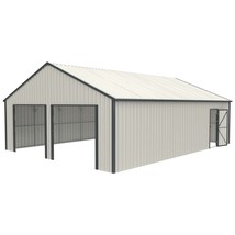 25x33 Double Garage Shed w/Side Door - £7,145.76 GBP