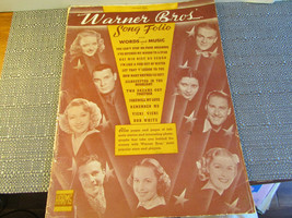 Vtg Warner Bros Song Folio Sheet Music Book Piano 1938 Harms VOL.1 Great Pics - £7.71 GBP