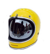 Retro Motorcycle Helmet With Visor Retro Astronaut SpacVintage Custom S ... - £156.16 GBP