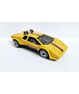 2017 Hot Wheels Lamborghini Yellow Countach Pace Car 1:64 FJV79 - £7.74 GBP