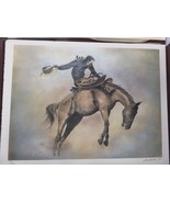 Ken Wallace Limited Edition Lithograph Portfolio x 3 1980 Horse Cowboy C... - £59.28 GBP