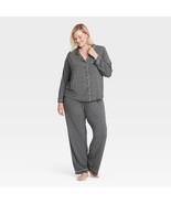 Stars Above Women&#39;s XX-LARGE Top &amp; Pant Dark Gray 2 Piece Pajama Set NEW - $652.18 MXN