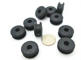 5/16” ID x 3/4&quot; w 1/4&quot; Groove Rubber Wire Grommets Panel Bushings  Oil Resistant - £10.05 GBP+
