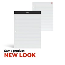 Staples Notepad 8.5&quot; x 11.75&quot; Narrow White 100 Sheets/Pad (13773/18579) ... - £14.34 GBP